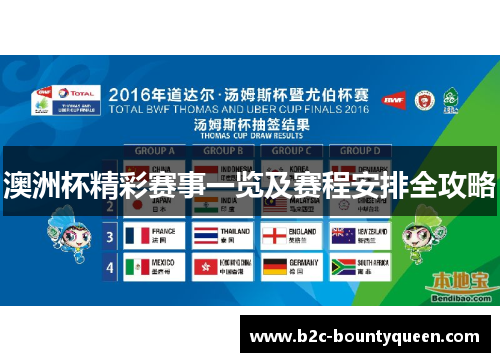 澳洲杯精彩赛事一览及赛程安排全攻略 澳洲杯精彩赛事一览及赛程安排全攻略