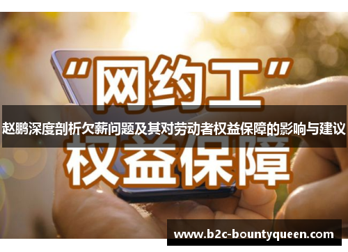 赵鹏深度剖析欠薪问题及其对劳动者权益保障的影响与建议