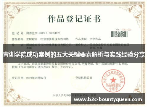 青训学院成功案例的五大关键要素解析与实践经验分享